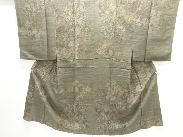 JAPANESE KIMONO / ANTIQUE MENS JUBAN / SILK / WATERMILL